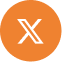 A white x in an orange circle.