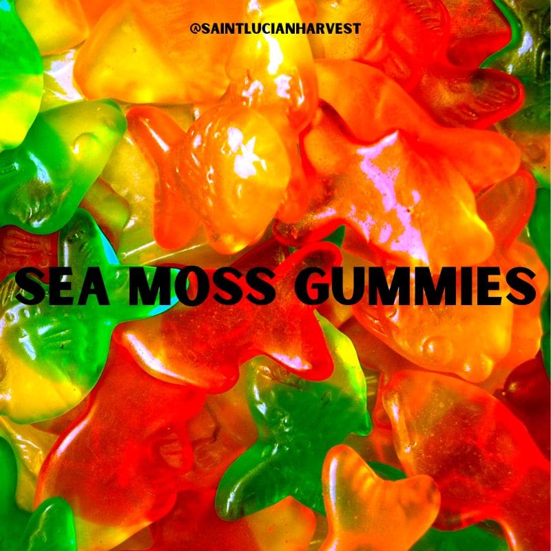 A picture of sea moss gummies.